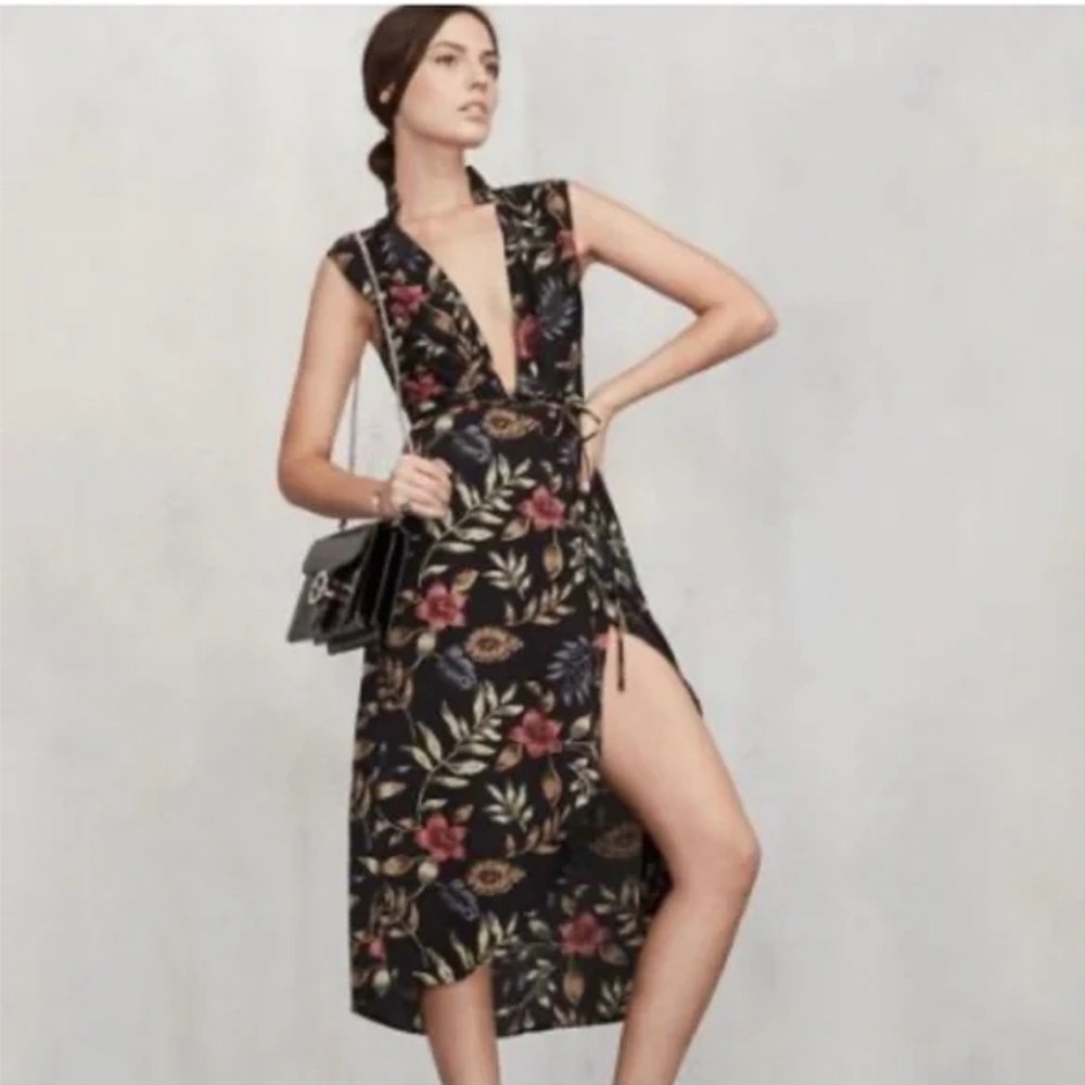 Reformation Jentri Wrap Dress XS